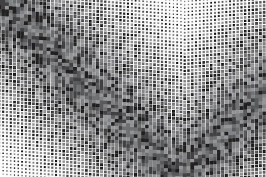Black halftone dot grain texture pixel popart abstract pattern background vector