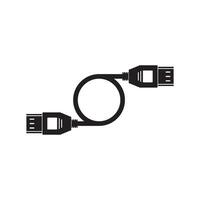 hdmi port line icon vector. hdmi port sign. isolated contour symbol black illustration vector