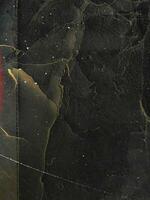 Rough Damaged Grunge Wrinkled Creased Folded Paper Cut. Authentic Distressed Overlay Poster Texture. Dust and Scratch. Surface Texture Background. tape effect photo