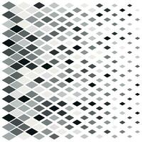 Horizontal Rhombus pattern of black, gray and white tones vector