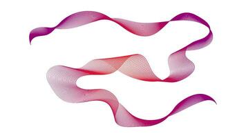 Abstract backdrop with wave gradient lines vector