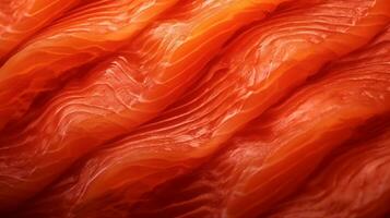ai generativo salmón antecedentes trucha pescado filete textura Copiar espacio parte superior ver foto