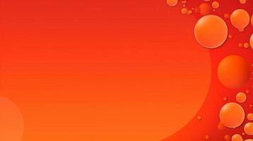 AI Generative red orange abstract background for designers photo