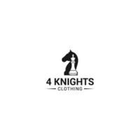 Horse Business Chess Logo vector