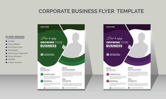 Corporate modern and creative business card template design with layout and color versions. Print reedy vector