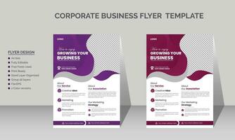 Corporate modern and creative business card template design with layout and color versions. Print reedy vector