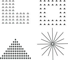 minimalista geométrico forma con sencillo diseño. vector ilustración