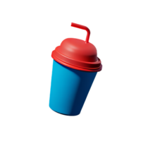 milkshake 3d renderen icoon illustratie png