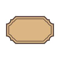 Retro Label Element Vector . Vintage Label Element .