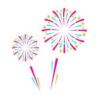 Fireworks Happy New Years Element Vector . Firework Festive Celebration .