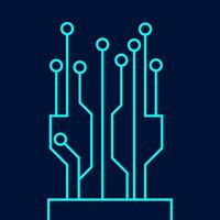 Digital Circuit Board Vector . Circuit Board Technology .