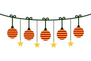 Christmas Decoration Background Element Template vector