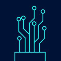 Digital Circuit Board Vector . Circuit Board Technology .