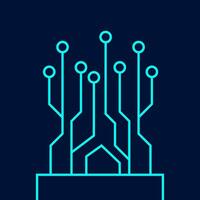 Digital Circuit Board Vector . Circuit Board Technology .