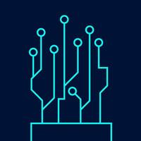 Digital Circuit Board Vector . Circuit Board Technology .