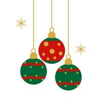 Christmas Decoration Element Illustration Template vector