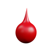 sangue donazione 3d interpretazione icona illustrazione png