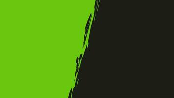 contrast green and black vector background with flat design