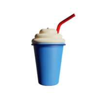 frappè 3d interpretazione icona illustrazione png