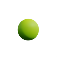 sphere 3d rendering icon illustration png