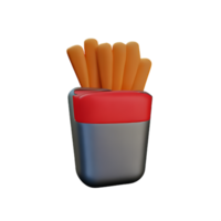 Snacks 3d Rendern Symbol Illustration png