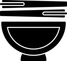 Chopsticks Vector Icon Design