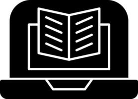 diseño de icono de vector de libro digital