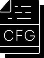 Cfg File Format Vector Icon Design