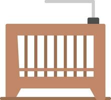 Crib Vector Icon Design