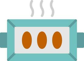 Baking tray Vector Icon Design