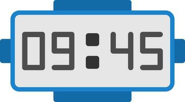 Digital clock Vector Icon Design