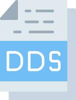 Dds File Format Vector Icon Design