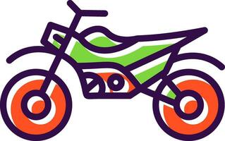 Motorbike Vector Icon Design