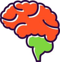 diseño de icono de vector de cerebro