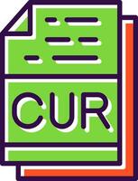 CUR File Format Vector Icon Design