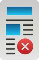 Delete Vector Icon Design