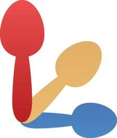 Measuring spoons Vector Icon Design