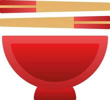 Chopsticks Vector Icon Design