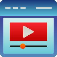 Video Vector Icon Design
