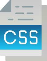 Css File Format Vector Icon Design