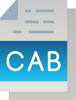CAB File Format Vector Icon Design