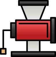 Meat grinder Vector Icon Design