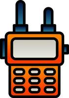 diseño de icono de vector de walkie talkie