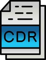 Cdr File Format Vector Icon Design