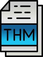 thm vector icono diseño