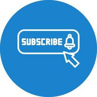 Subscribe Vector Icon Design