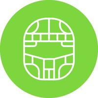 diseño de icono de vector de casco