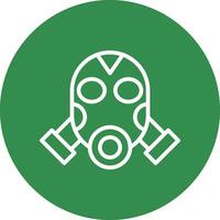 Gas mask Vector Icon Design