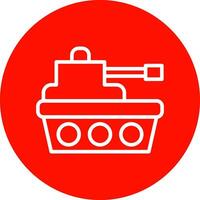 Tank Vector Icon Design