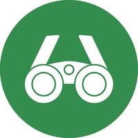 Binoculars Vector Icon Design